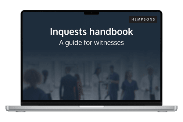 Inquests Handbook Cover